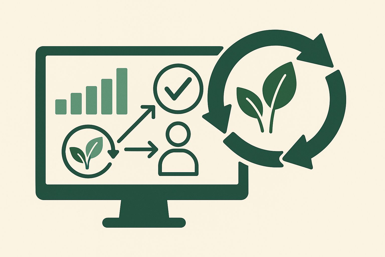 Abstract consulting illustration